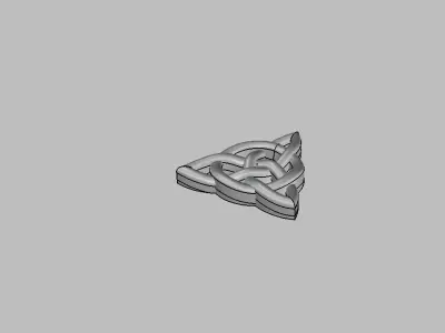 caltic pendant  3D print model
