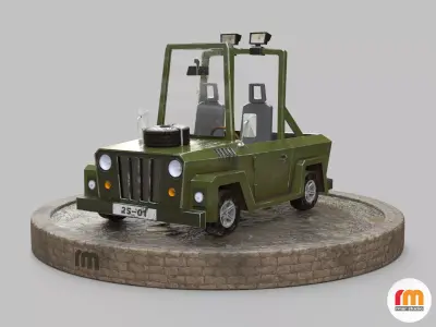 Car classic model design 3D model