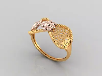 Women Plain Ring Ready STL 3DM Models Womens Rings 3D models 3D print model