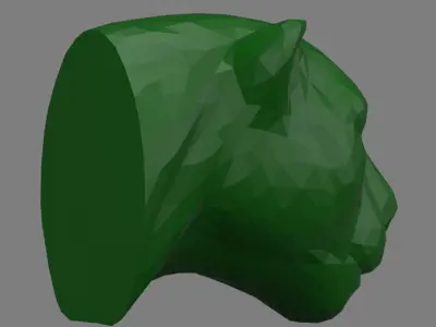 tiger head 3D print model shop