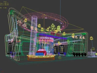 Exhibition - Area -23X26-3DMAX2009-09 3D model