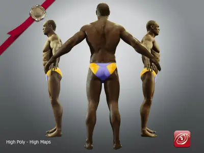 Sport Man B 3D model