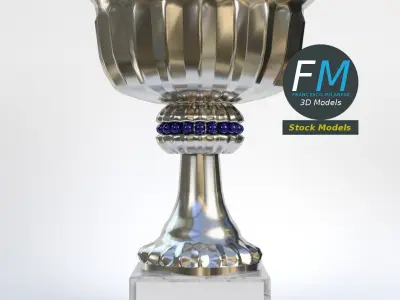Small trophy cup 1 3D model