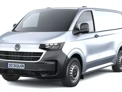 Volkswagen Transporter T7 Van SWB 2025 3D model