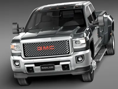 GMC Sierra HD CG 2015 3D model