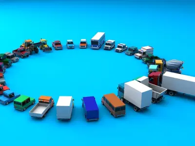 City Vehicles 3D model