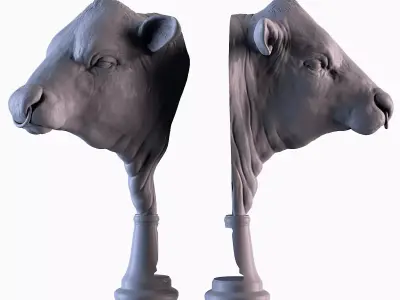 Angus Bull 3D print model