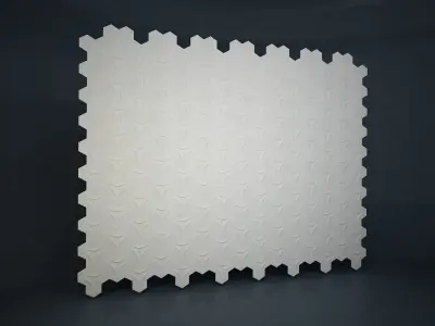 03 PUZZLE PATTERN WALL 3D model