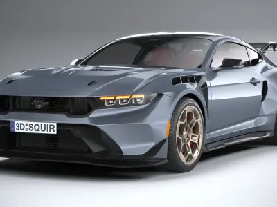 Mustang GTD 2025 3D model