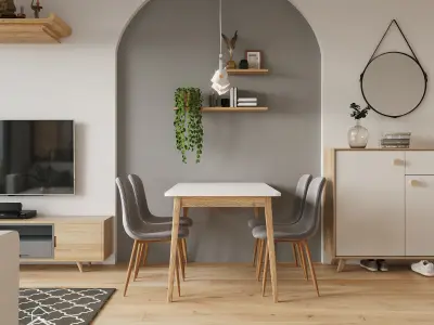 TV Cabinet Low-poly 3D model