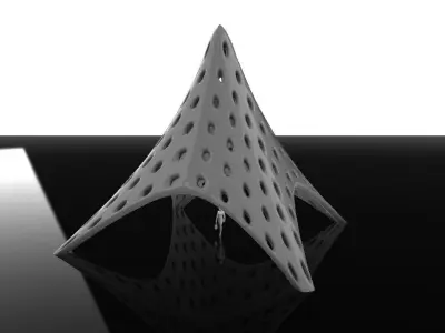 Tent Architectural Stand Alone Building Structure 3D model