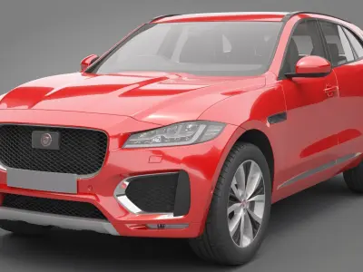 Jaguar F-Pace 3D model