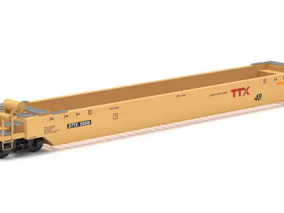 Husky Stack Railcar TTX 3D model