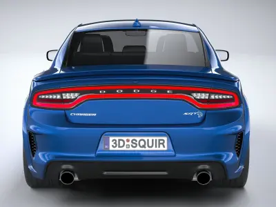 Dodge Charger SRT Hellcat Widebody 2020 3D model