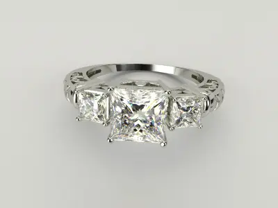 Ring 5839 - Engagement 3D print model