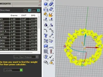 simple minimal diamond necklace  3D print model