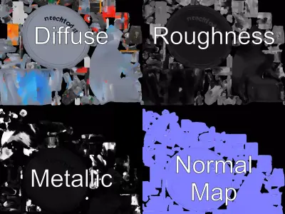 Comprehensive Mechanic Tool Set Model Pack Low-poly 3D model