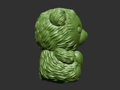 bear cute 3D print model
