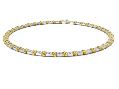  Chain Sixteen Stone by Tiffany 3D print model