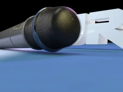 Shure Beta 57A 3D model