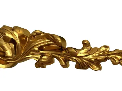 Classic decor ornament v-3D model 65 3D model