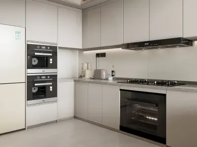 Kitchen Modern interior 107 3D model