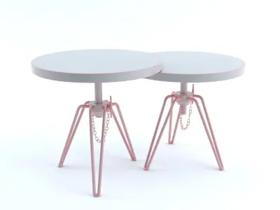 Industrial Table Free 3D model