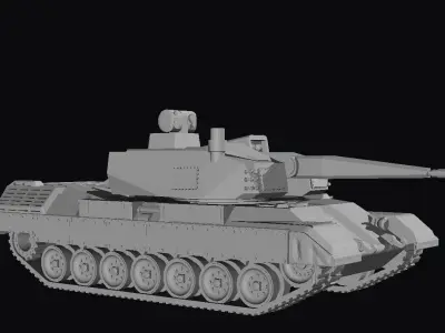Leopard 1 skyranger30 air defend 3D print model