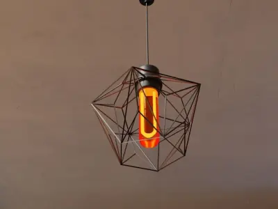 suspended lamp  3D model