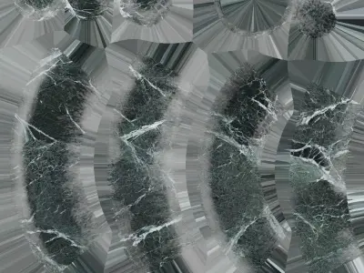 Vase and saucers 3D model