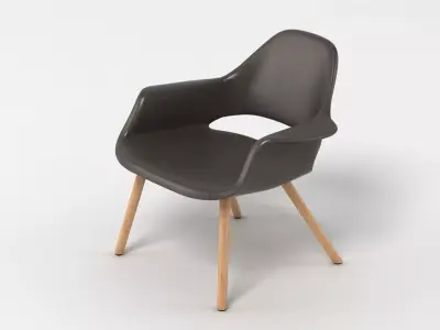 Eero S Organic Chair 3D model