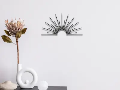 Sun Wall Art 3D print model