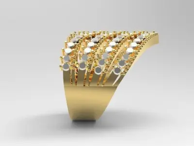 V Shap ring 3D print model