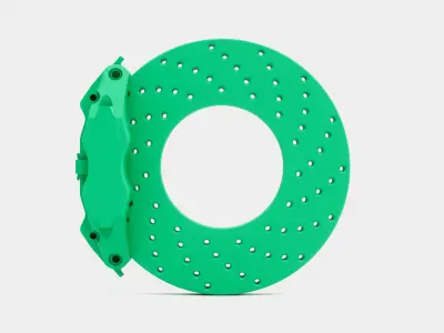 Brake for 15 Inch Wheel Free 3D print model