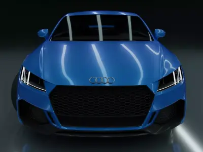 Audi TT RS Coupe 2019 3D model