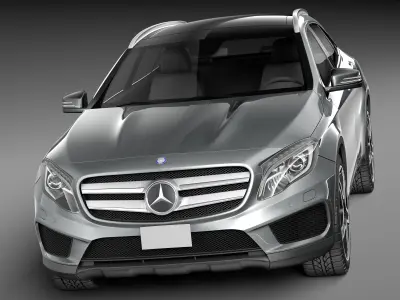 Mercedes-Benz GLA 45AMG 2014 3D model