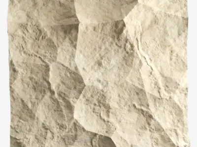 105-RockPanel sandstone wall texture 3D model