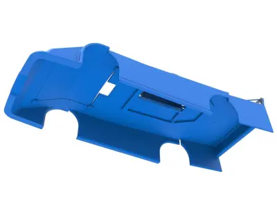 Shell of Asphalt Outlaw Super late model Scale 1 to 25 3D print model