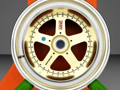 Mazda 787B Rims 3D model
