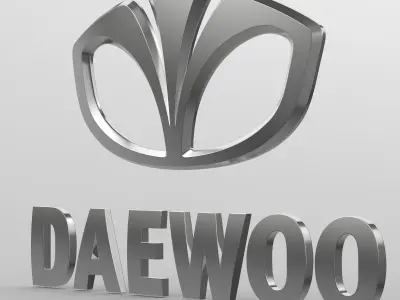 daewoo logo 3D model