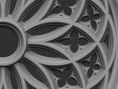 Gothic Tracery 3 3D print model