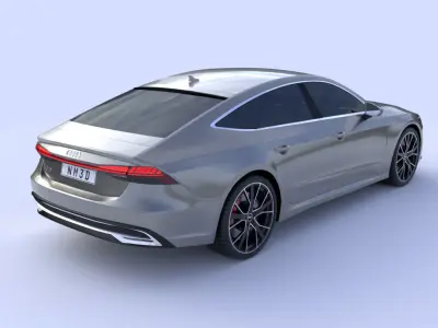 Audi A7 2019 3D model