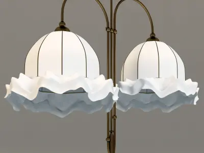 classical floor lamp 3D model