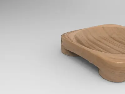 Mann Bowl Low-poly 3D model