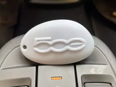 FIAT 500E STONE KEY CASE 3D print model