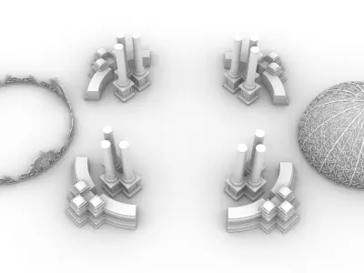 gazebo 3D print model