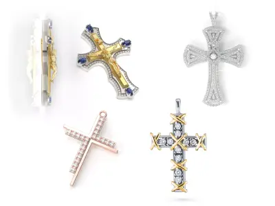Cross Pendant Luxury Jewelry Pack