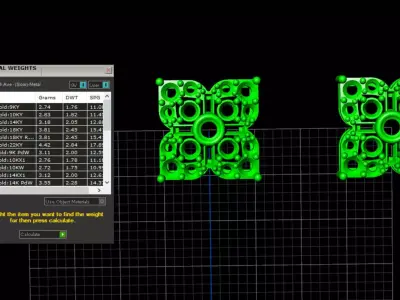 luxe jewelry earrings 3D print model