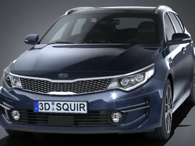 Kia Optima Sportswagon 2017 3D model