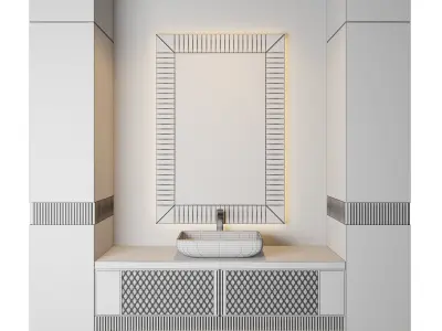 Luxury Bathroom 09 3D model